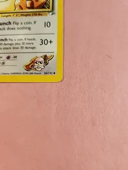 2000 Blaine's Kangaskhan 36/132 Gym Heroes Pokemon Card - Image 4