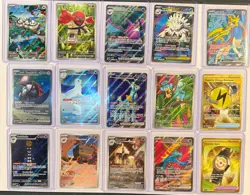 Pokemon Card 15 Lot Nm/Mint Illustration Rares and Full Arts Destined, Gold - Image 1