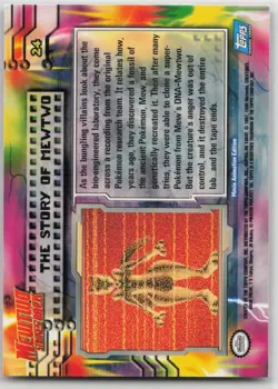 LP The Story Of Mewtwo #24 Topps The First Movie Trading Cards Pokemon 1999 - Image 2