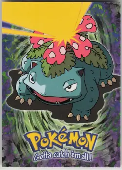 LP Venusaur #03 E3 of 12 Topps The First Movie Trading Cards Pokemon 1999 - Image 1