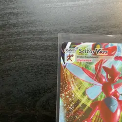 Scizor Vmax 119/189 Darkness Ablaze NM Full Art Ultra Rare Pokemon Card - Image 2