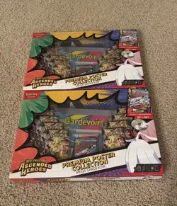 Pokemon Ascended Heroes Premium Poster Collection MEGA GARDEVOIR Lot Of 2 - Image 1