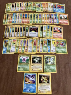 Pokemon Bulk Wotc 80 Card Vintage Lot: 1st Edition Rare Shadowless - Image 1