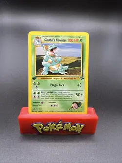 1st Edition Giovanni’s Nidoqueen Rare 23/132 - Gym Challenge - Pokemon Near Mint - Image 1