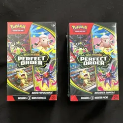 Pokemon TCG Perfect Order Booster Bundle Lot of 2 Sealed New - Image 1