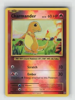 MP Charmander 9/108 Reverse Holo Common Evolutions Pokemon 2016 - Image 1