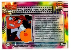 Pokemon TCG The Chase for Pikachu Topps Mewtwo Strikes Back #28 - FOIL VERSION - Image 2