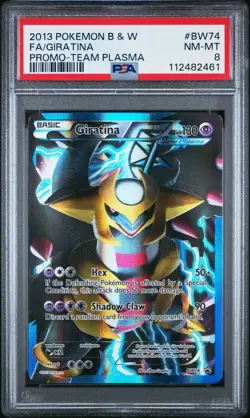 2013 POKEMON BLACK STAR PROMO GIRATINA #BW74 FULL ART PSA 8 NM #112482461 - Image 1