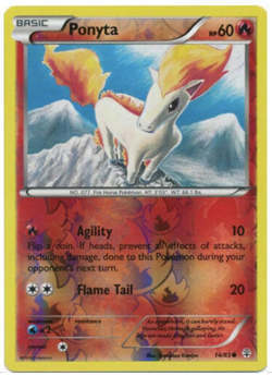 Pokemon - Ponyta - 14/83 - Reverse Holo - Generations - NM/M - New - Image 1