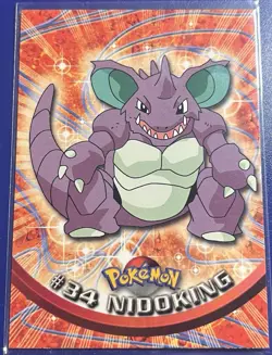 LP Topps Nidoking 34 Pokemon Tv Animation 1999 - Image 1