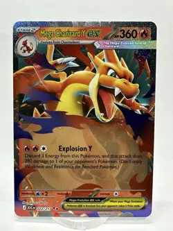 Pokemon MEGA CHARIZARD Y EX 022/217 - Ascended Heroes - NM - Image 1