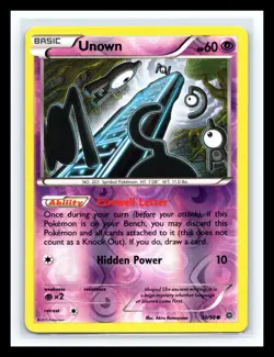 💥 Unown 30/98 XY - Ancient Origins Pokemon TCG Reverse Holo - Image 1