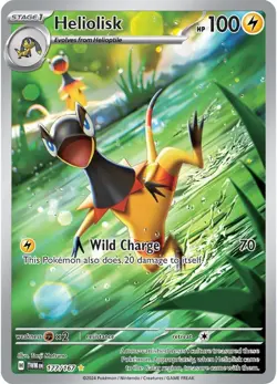 Pokemon TCG Heliolisk 177/167 Sv06: Twilight Masquerade Holo EN - Image 1