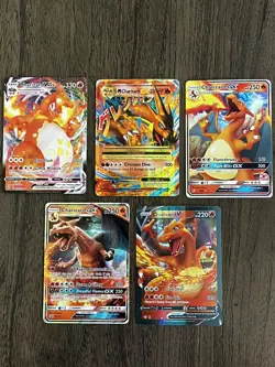 Pokemon Charizard Darkness Ablaze FA + 2 GX, M Charizard V Charizard NM/NP - Image 2