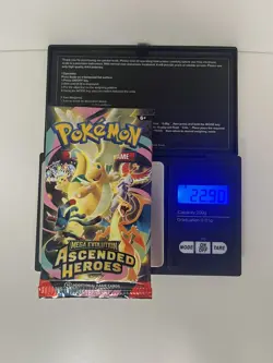 Extremely Heavy 22.90g Pokemon Ascended Heroes Booster Pack Potential God PackU! - Image 1