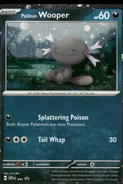 Paldean Wooper 041 Holo Promo Scarlet & Violet Promo Pokemon Holo Lightly Played - Image 1