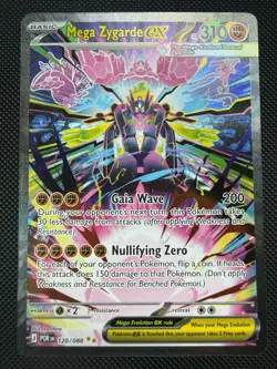 Pokemon TCG Mega Zygarde EX SIR Perfect Order 120/88 Near Mint - Image 1