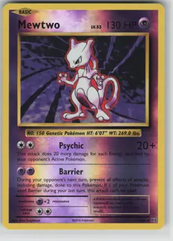 LP Mewtwo 51/108 Reverse Holo Rare Evolutions Pokemon 2016 - Image 1