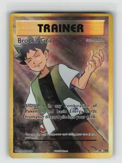NM Brock's Grit 107/108 Ultra Rare Evolutions Pokemon 2016 - Image 1