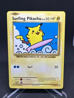 2016 Pokemon TCG Flying Pikachu & Surfing Pikachu Secret Rare Set XY Evolutions - Image 2