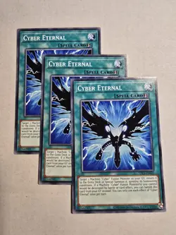 3x Cyber Eternal - SDCS-EN022 - Common - Unlimited Edition - Near Mint - Image 1
