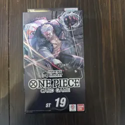 One Piece TCG Black Smoker Starter Deck (ST-19) Brand New Sealed With PRB01 Pack - Image 1
