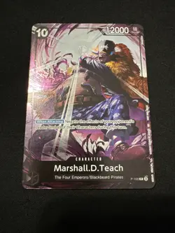 Marshall.D.Teach P-100 Event Pack Vol.8 One Piece Card Game English Promotion NM - Image 1