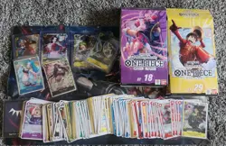ONE PIECE TCG BULK CARD LOT English 150+ Cards - Image 1