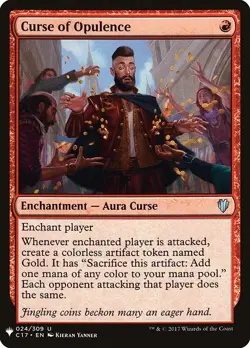 [MTG] Curse of Opulence (C17-24) (PLST) NM - Image 1