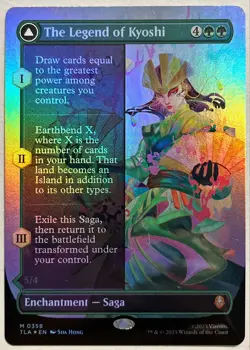 The Legend of Kyoshi (Borderless) Foil 0358 Avatar (TLA) Magic MTG NM - Image 1