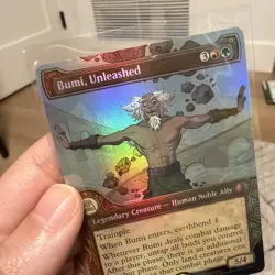 Bumi, Unleashed - Foil Extended Art Showcase TLA NM MTG - Image 5