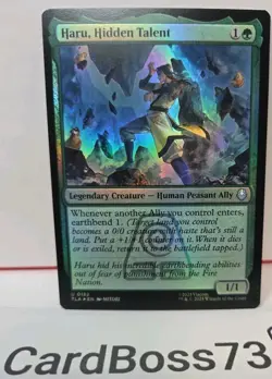 Haru, Hidden Talent Avatar # U 0182 The Last Airbender FOIL - Image 1