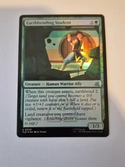Magic: The Gathering Earthbending Student Foil Uncommon Creature Green Avatar - Image 1