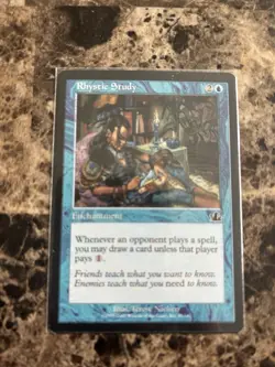 1x Rhystic Study NM - MTG PCY - Regular Common. Tracking Included - Image 1