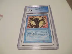 Graded 8.5 CGC 1994 Spell Blast Magic The Gathering Revised Edition - Image 1