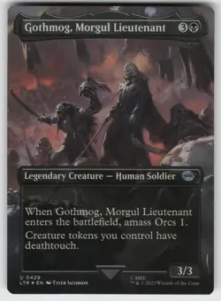 Gothmog, Morgul Lieutenant (Borderless) Foil U Universes Beyond: The Lord of the - Image 1