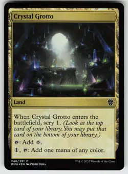 Crystal Grotto Foil L Dominaria United 246 MTG - Image 1