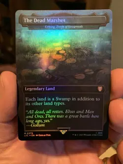 The Dead Marshes - Urborg, Tomb of Yawgmoth - Foil NM - Lord of the Rings - MTG - Image 2