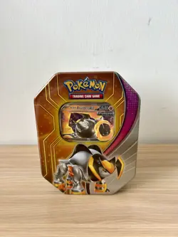 Pokemon TCG Iron Boulder EX Paradox Destinies New and Sealed Tin - Image 1