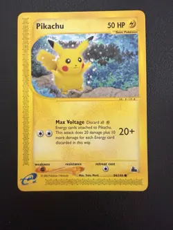 Pokemon TCG Pikachu Skyridge 84 Regular Common Near Mint - Image 1