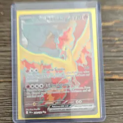 Pokemon Sv10 Destined Rivals Team Rocket's Moltres EX Holo 208/182 220 HP Ultra… - Image 1