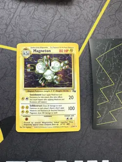 Pokemon Card MAGNETON 11/62 Holo Rare Fossil Set WOTC 242💎LP💎 - Image 1
