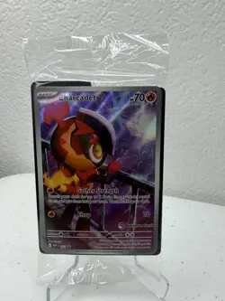 SEALED Charcadet 022 Pokemon Center Stamped Black Star Promo Pokemon Card - Image 1