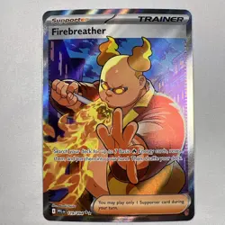 Pokemon TCG Firebreather 119/094 Ultra Rare ME02: Phantasmal Flames NM - Image 1