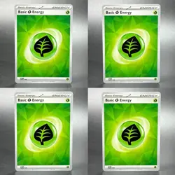 Pokemon Scarlet & Violet #EN009 Grass Energy Lot of 4 - Image 1