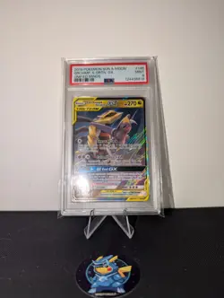 PSA 9 Garchomp Giratina Tag Team GX Unified Minds Holo 146/236 Pokemon TCG - Image 1