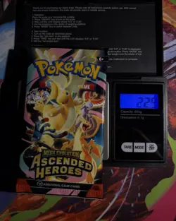 VERY HEAVY!! 22.9 Pokemon TCG: Single Pack Ascended Heroes. Sealed GOD PACKUU! - Image 1