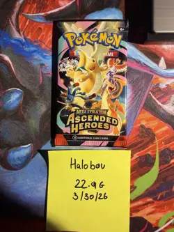 VERY HEAVY!! 22.9 Pokemon TCG: Single Pack Ascended Heroes. Sealed GOD PACKUU! - Image 3