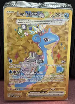 Lapras ex #164 Promo - Pokemon TCG - Scarlet & Violet SVP NM/Mint - SEALED - Image 1