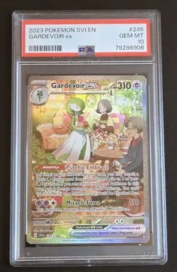 Pokemon 2023 SVI en Gardevoir EX #245/198 PSA 10 - Image 1